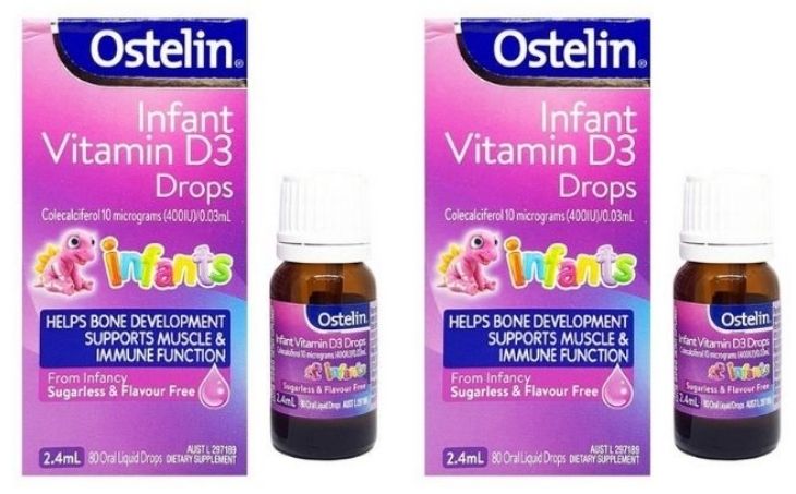 Ostelin Infant Vitamin D3 Drop 2.4 ml xuất xứ từ Úc