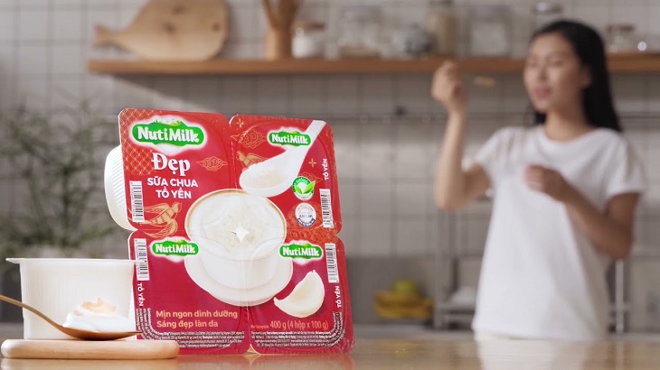 Sữa chua tổ yến NutiMilk được tạo ra bằng cách lên men tự nhiên