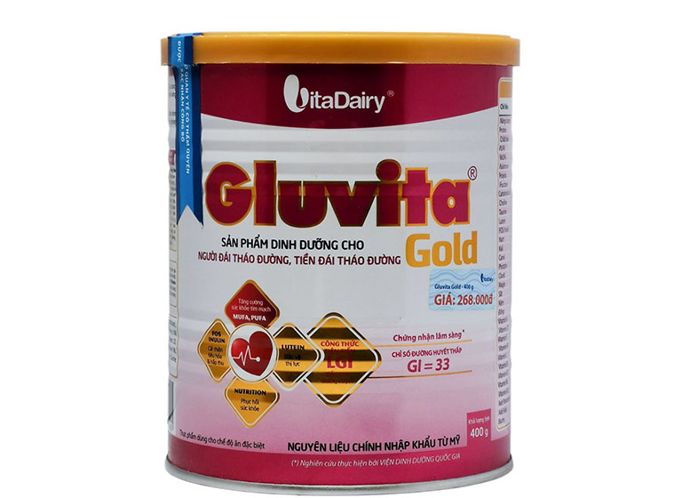 Gluvita là sữa chống loãng xương dành cho người bị tiểu đường được sản xuất tại Việt Nam