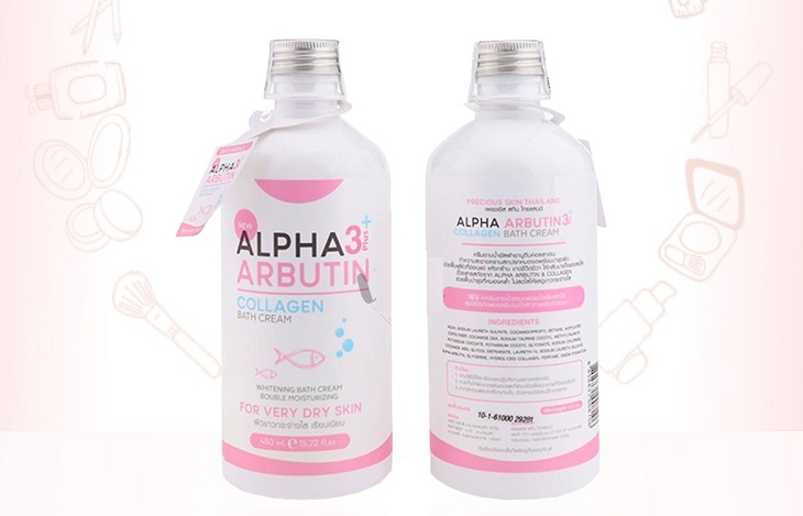 Sữa tắm Alpha Arbutin Collagen Bath Cream