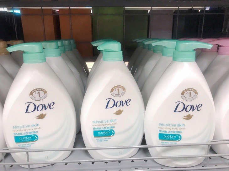 Sữa tắm Dove cho làn da dịu nhẹ