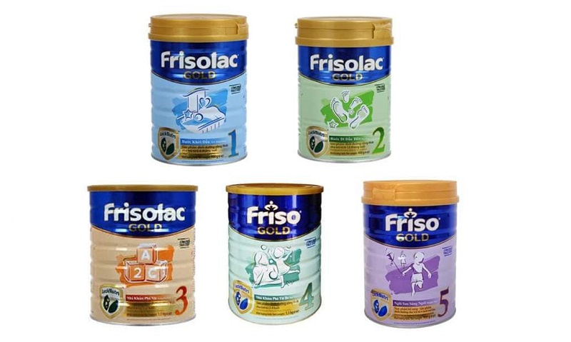 Sữa Friso Hà Lan có 4 dòng phù hợp với từng giai đoạn phát triển của trẻ