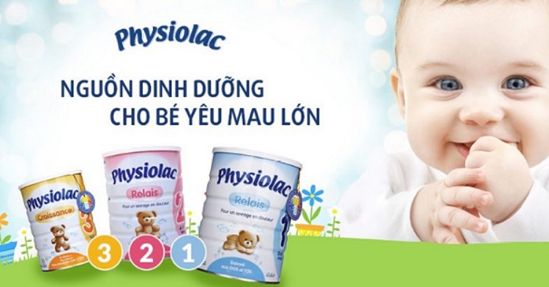 Sữa tăng cân cho trẻ Physiolac của Pháp