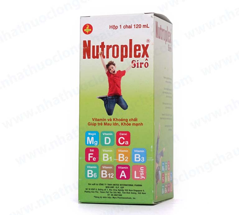 Thuốc bổ cho trẻ bị còi xương biếng ăn Nutroplex