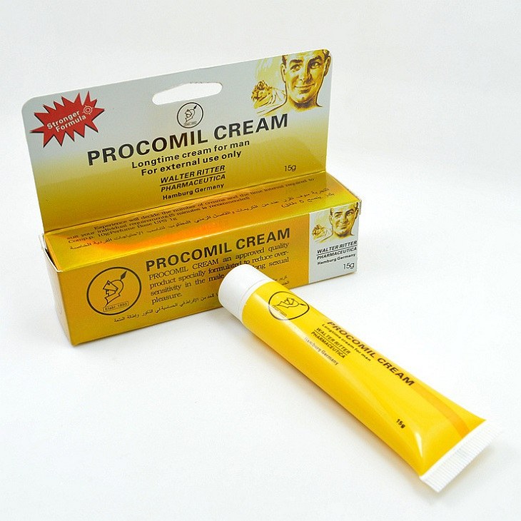 Procomil Cream là sản phẩm hỗ trợ điều trị tình trạng xuất tinh sớm cho nam giới có xuất xứ từ Đức