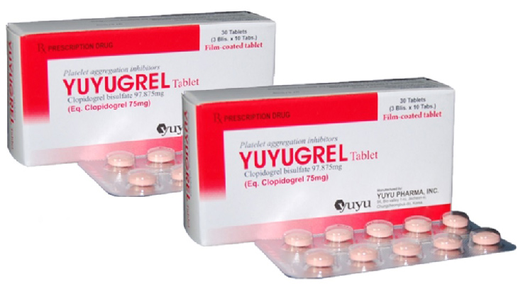 Yuyugrel - Thuốc chống đột quỵ Hàn Quốc cho bệnh nhân nguy cơ cao