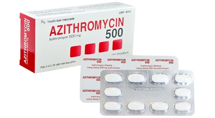 Azithromycin thường được sử dụng cho người bị viêm họng