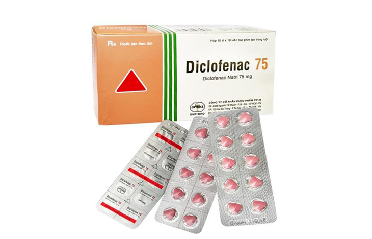 Thuốc đặc trị viêm khớp thái dương hàm Diclofenac
