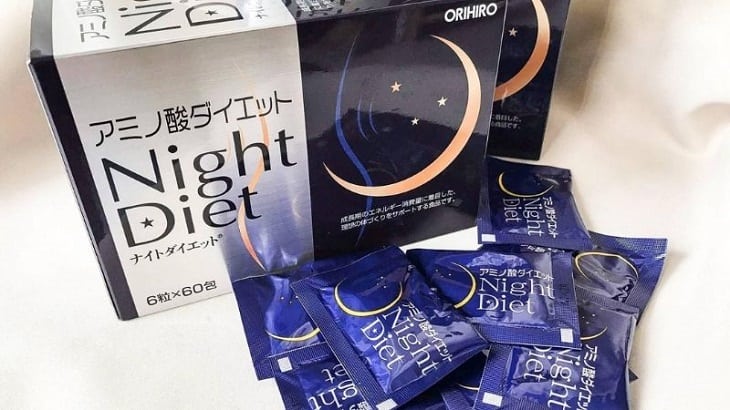 Giảm cân của Nhật Night Diet Orihiro được tin dùng nhiều hiện nay