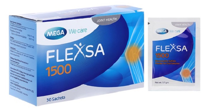 Dùng Flexsa Glucosamine 1500 bằng cách hòa tan với nước