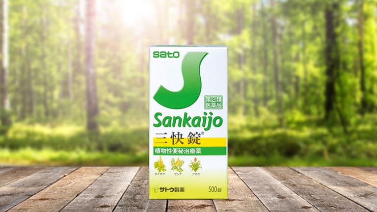 Cải thiện tình trạng táo bón bằng viên uống nhuận tràng Sato Sankaijo