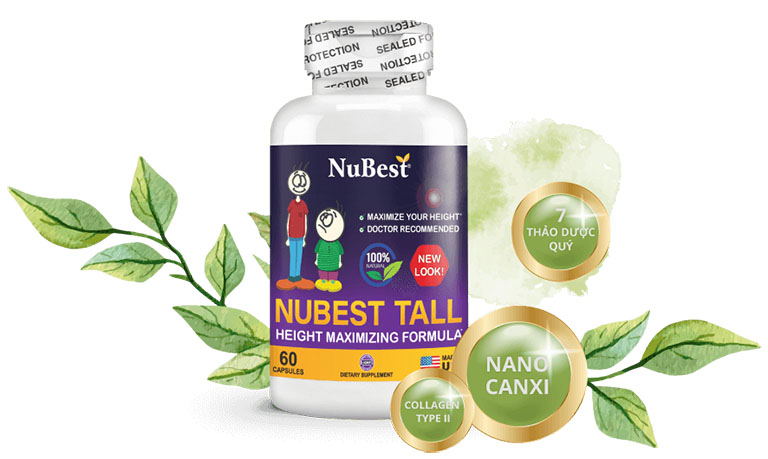 NuBest Tall là viên uống tăng chiều cao dành cho người lớn nổi tiếng tại Mỹ