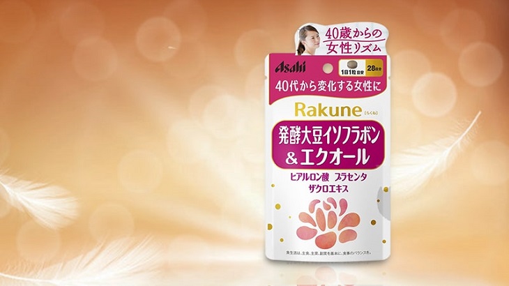 Asahi Rakune là thuốc tăng nội tiết tố nữ của Nhật có thành phần chính từ chiết xuất từ nhau thai heo và đậu nành lên men