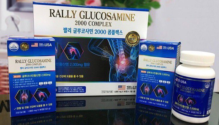 Rally Glucosamine 2000 Complex giàu dưỡng chất tốt cho xương khớp