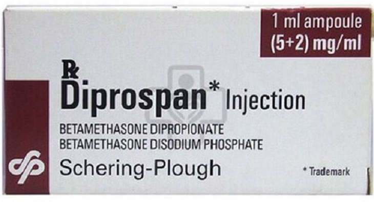Diprospan là thuốc đã được nhập khẩu chính ngạch vào Việt Nam