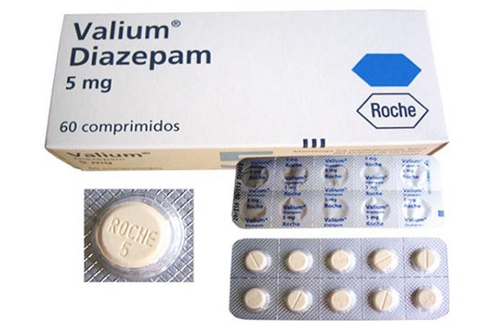 Diazepam được đóng gói 50 viên mỗi hộp, giá bán chưa đến 500.000 VNĐ