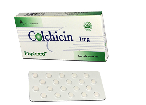 Thuốc trị gout Colchicine có tác dụng kháng viêm, giảm đau mạnh mẽ
