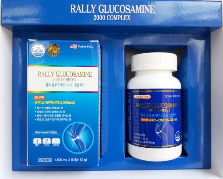 Rally Glucosamine 2000 Complex Hàn Quốc được nhiều người bệnh đánh giá cao