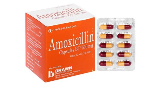 Amoxicillin là thuốc trị viêm amidan thường gặp
