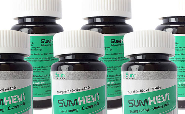 SumHevi là viên uống hỗ trợ điều trị viêm xoang được đánh giá cao