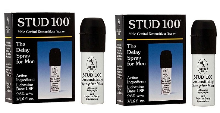 Thuốc xịt Stud 100 có thành phần chính là hợp chất gây tê cục bộ Lidocaine.