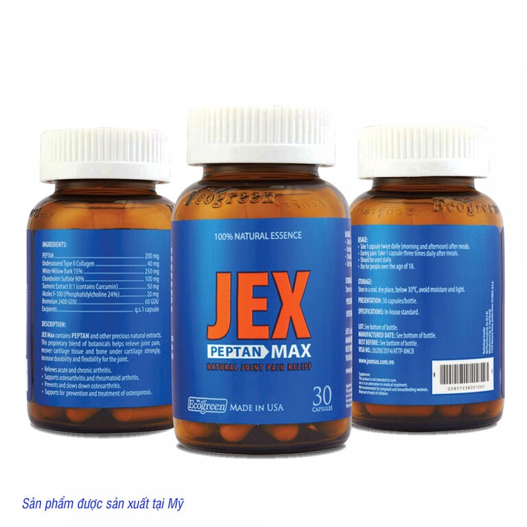 Thuốc trị đau lưng Jex Max của Mỹ 