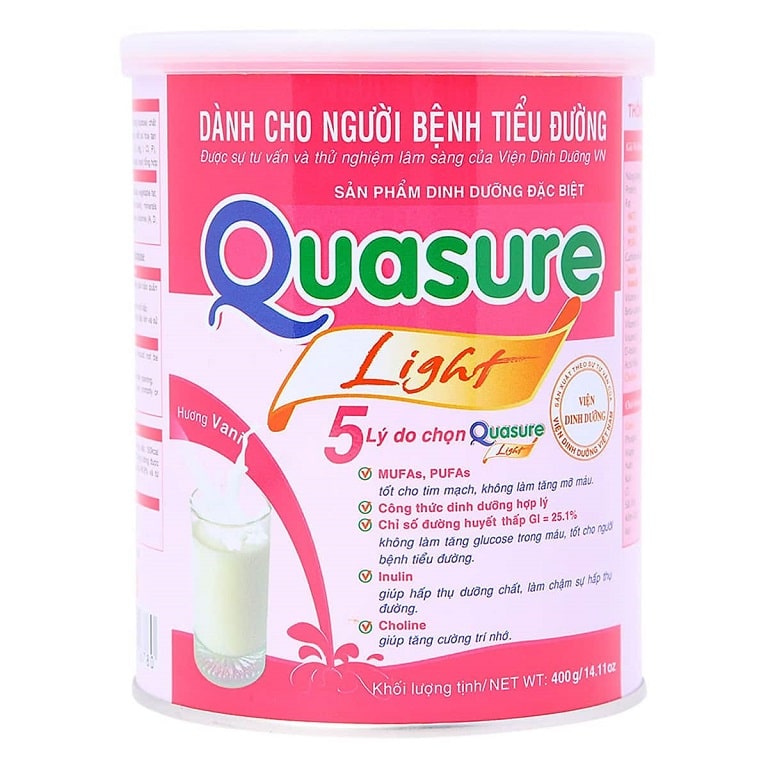 Sữa Quasure Light Bibica - giải pháp dinh dưỡng cho người tiểu đường