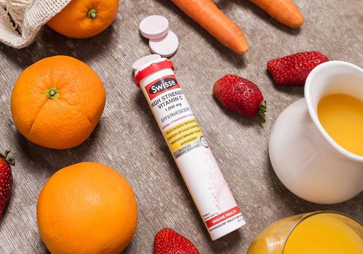 Viên sủi Ultiboost High Strength Vitamin C của hãng Swisse hàng đầu nước Úc 