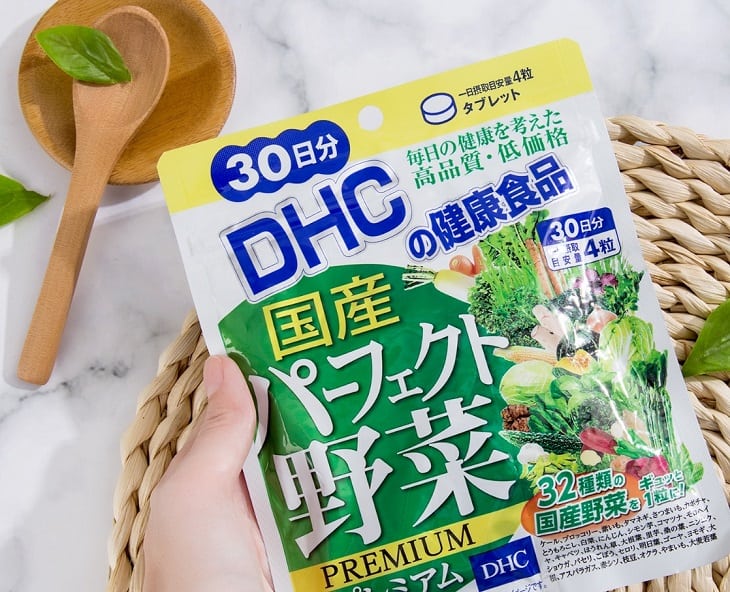 DHC Perfect Vegetable là viên uống bổ sung rau của đến từ Nhật Bản