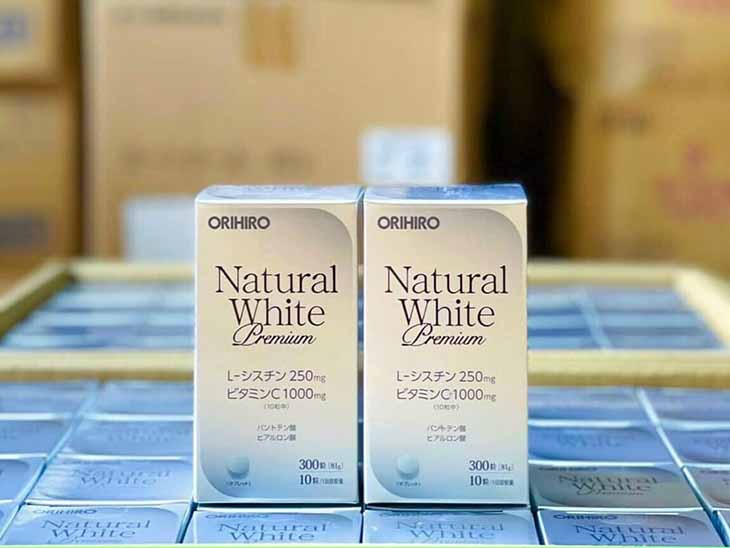Viên uống trắng da của Nhật Orihiro Natural White Premium 