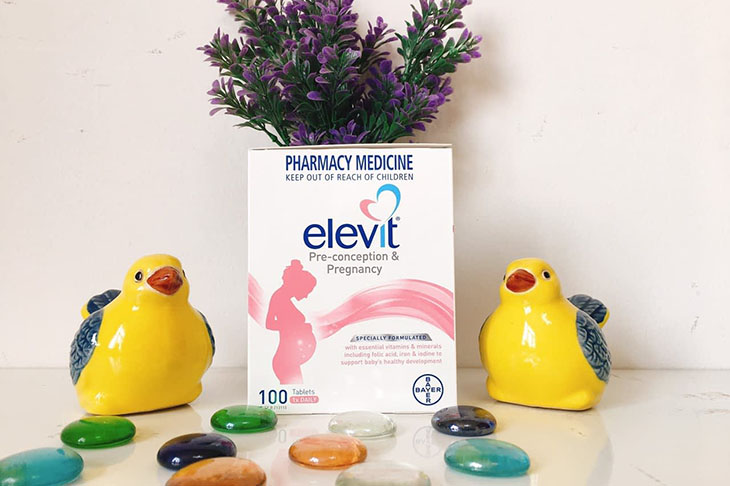 Elevit Pre-conception & Pregnancy là viên uống bổ sung dưỡng chất cho mẹ bầu của hãng Bayer